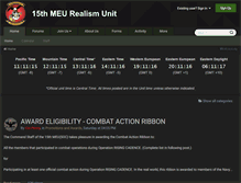 Tablet Screenshot of 15thmeu.net